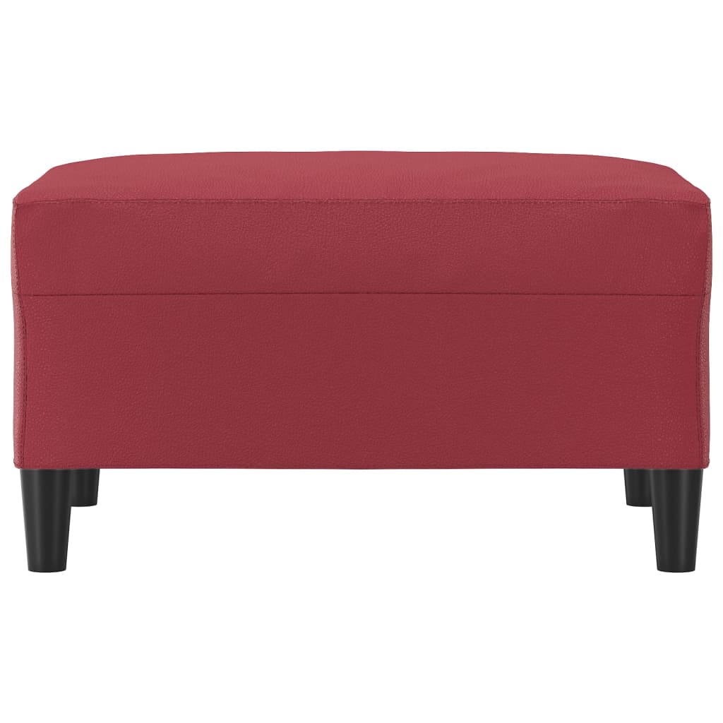 Tabure crvena boja vina 70 x 55 x 41 cm od umjetne kože