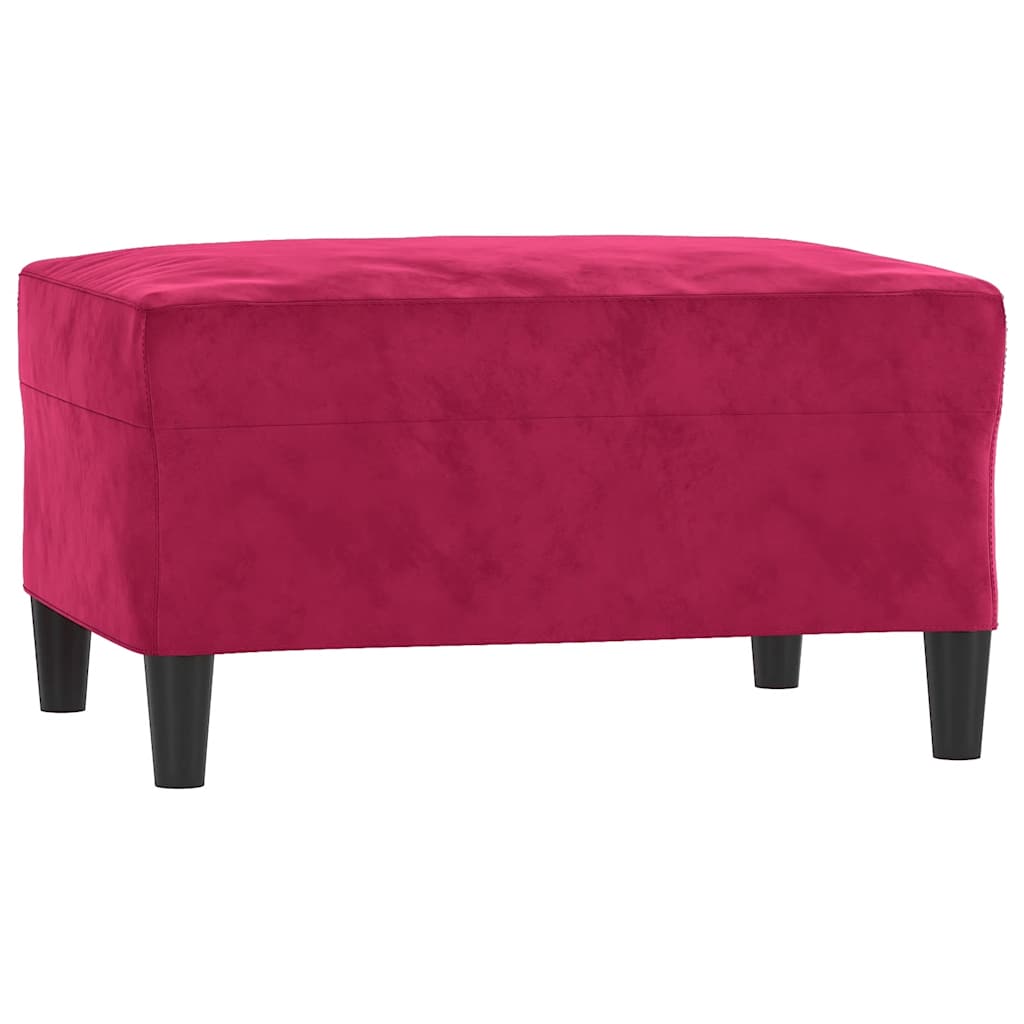 Tabure crvena boja vina 70x55x41 cm baršunasti