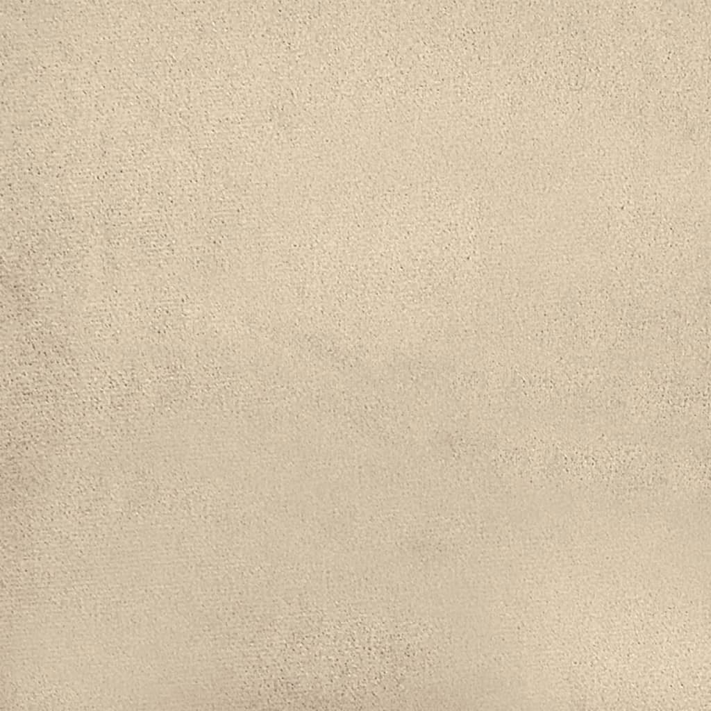 Tabure krem 60 x 50 x 41 cm od mikrovlakana