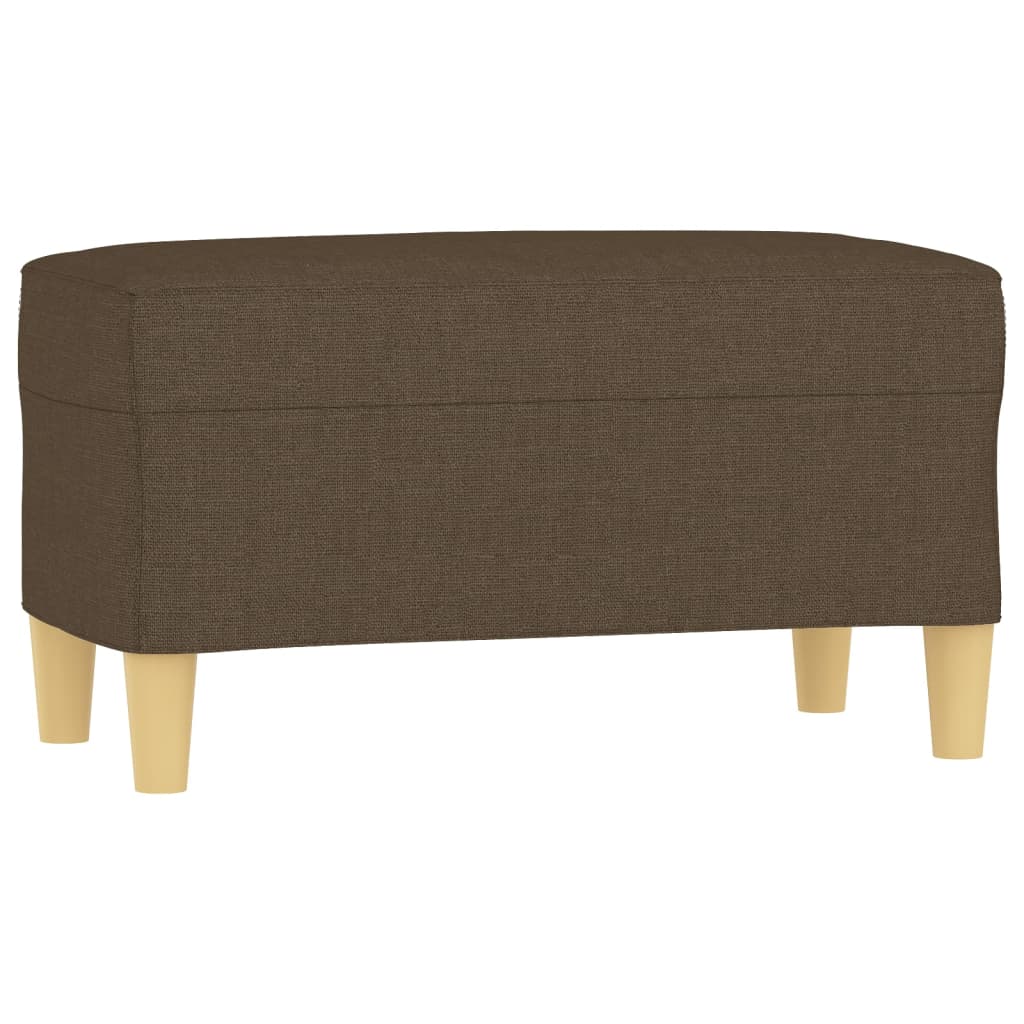 Klupa smeđa 70 x 35 x 41 cm od tkanine