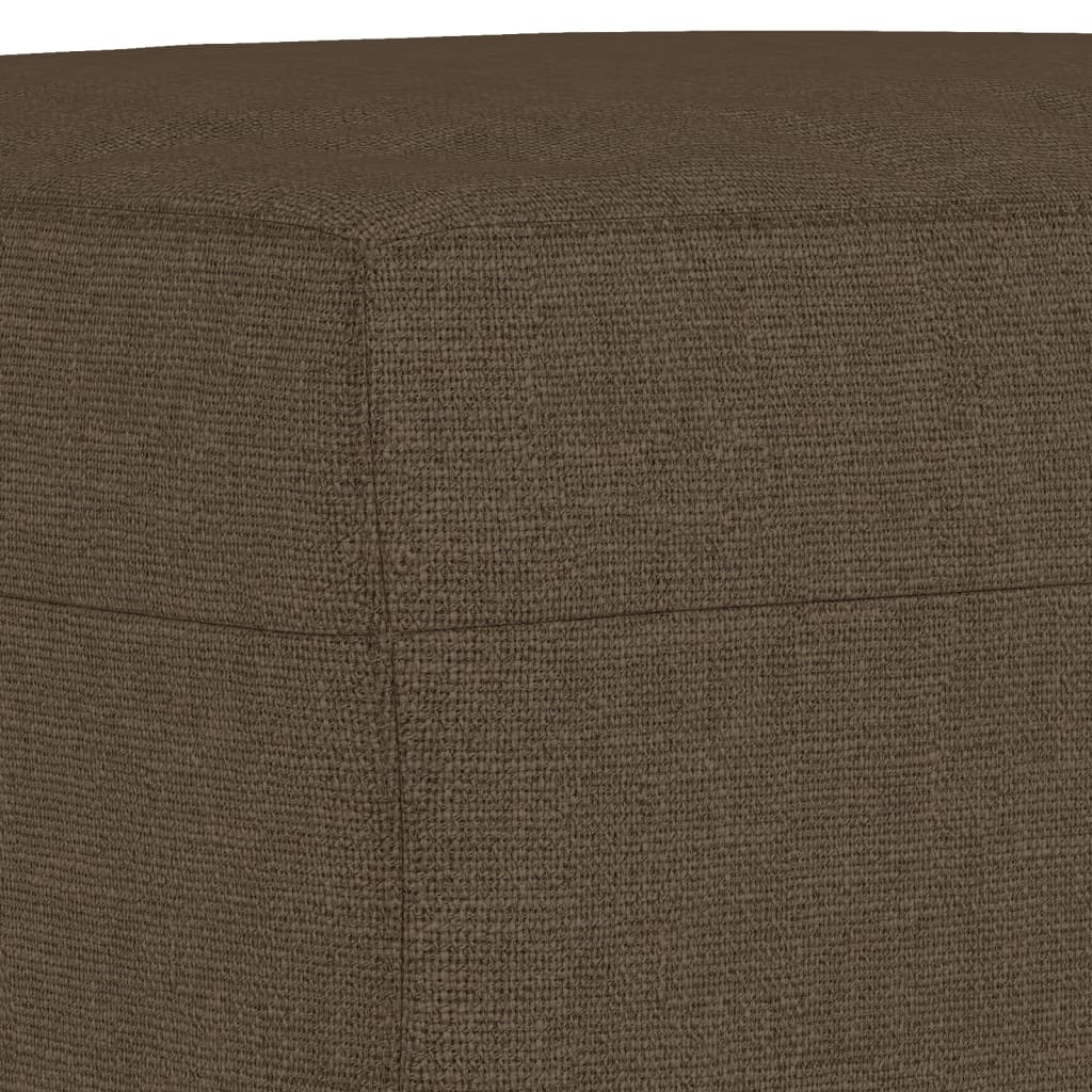 Klupa smeđa 70 x 35 x 41 cm od tkanine