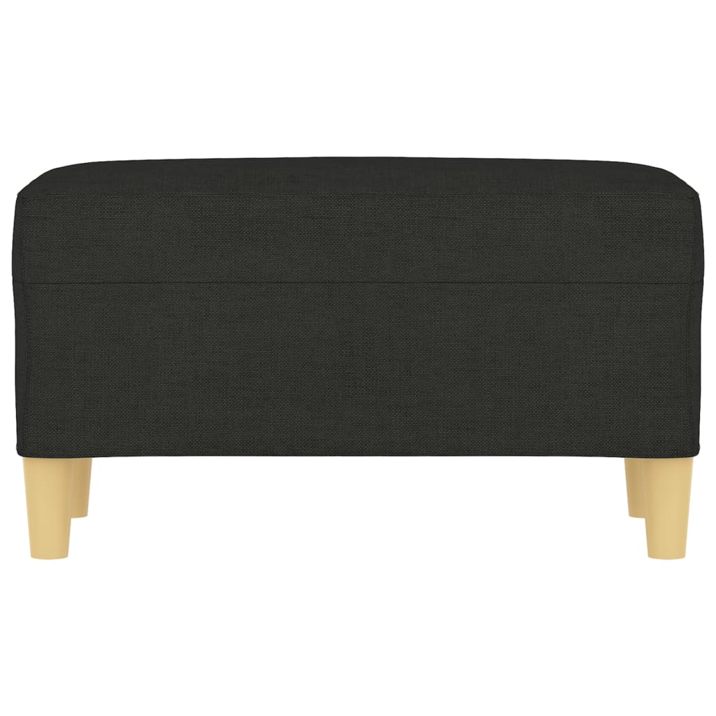 Klupa crna 70x35x41 cm od tkanine