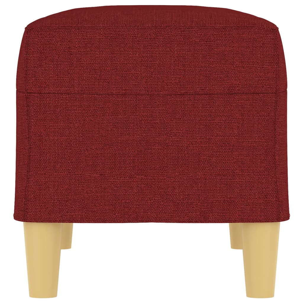 Klupa Crvena boja vina 70 x 35 x 41 cm od tkanine