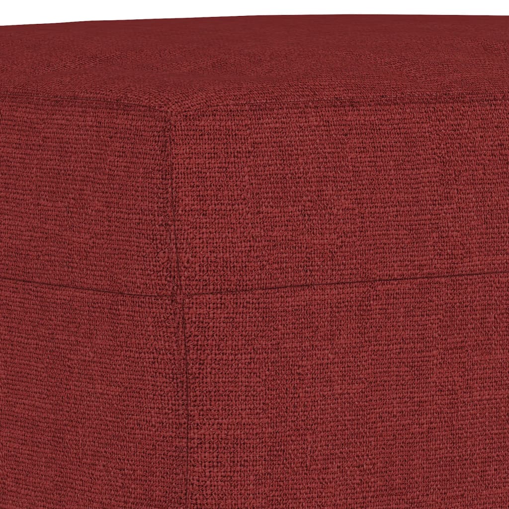 Klupa Crvena boja vina 70 x 35 x 41 cm od tkanine