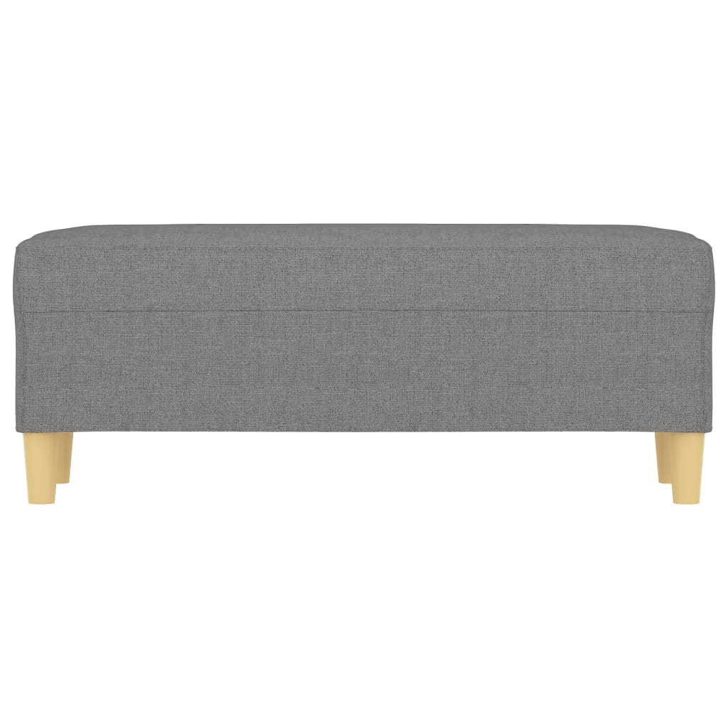 Klupa tamnosiva 100 x 35 x 41 cm od tkanine