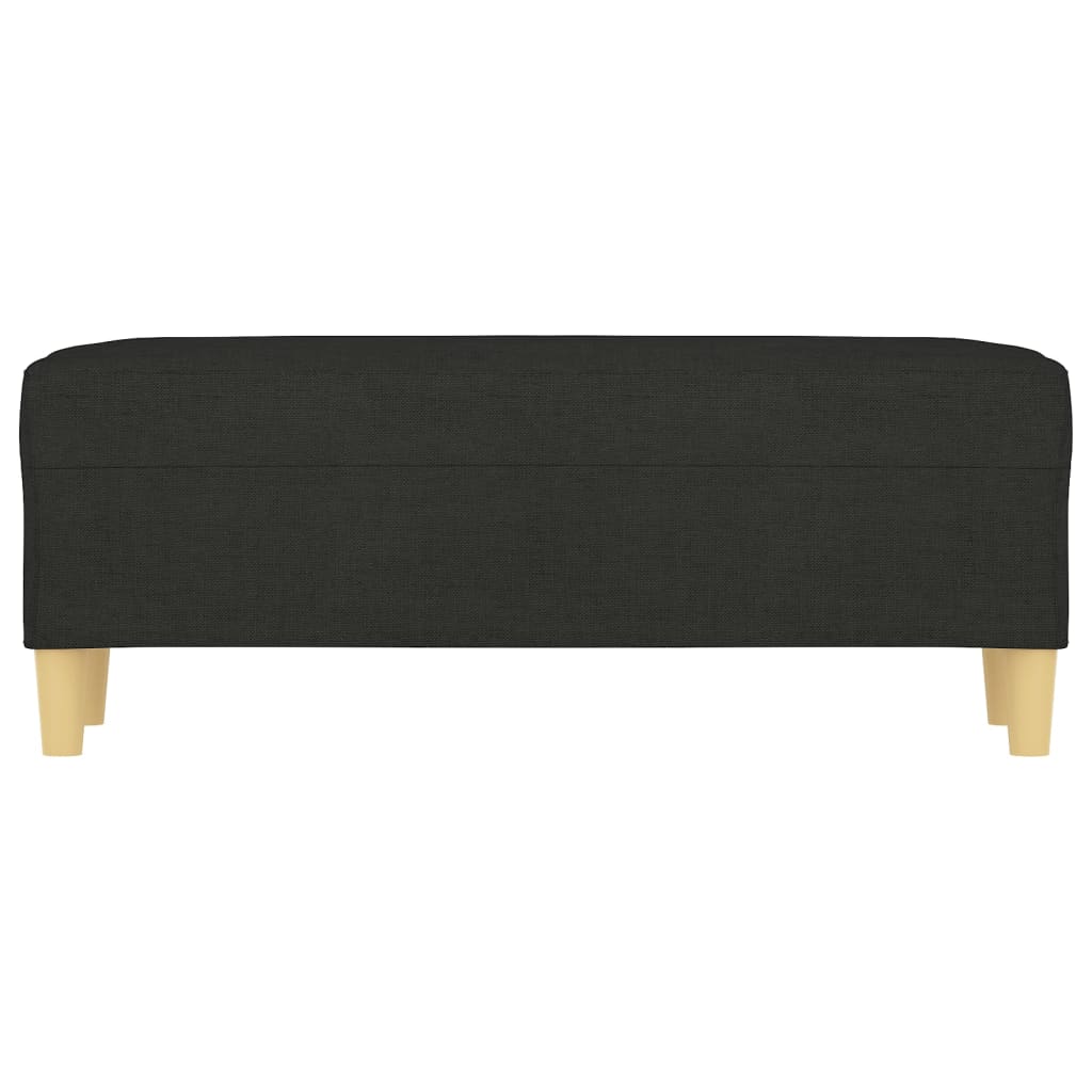 Klupa crna 100x35x41 cm od tkanine
