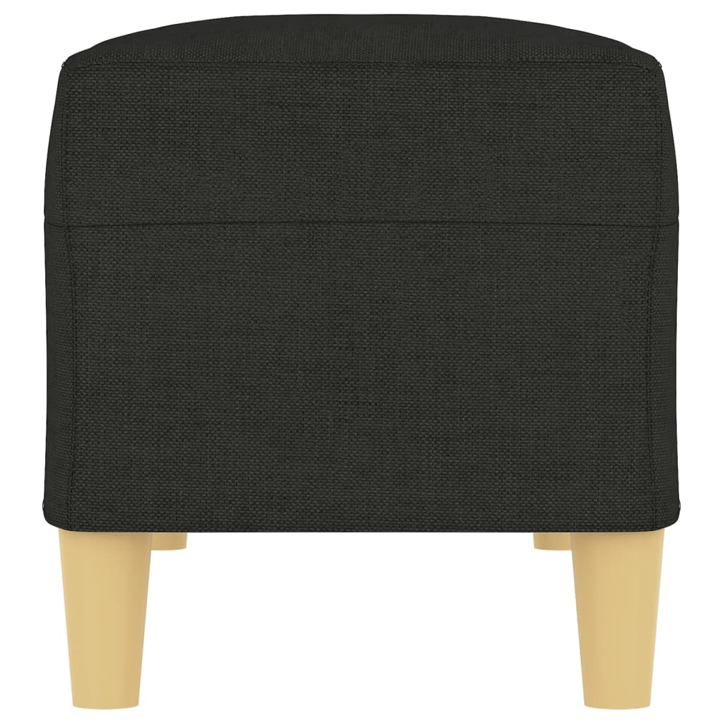 Klupa crna 100x35x41 cm od tkanine