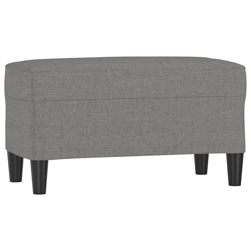 Klupa tamnosiva 70 x 35 x 41 cm od tkanine