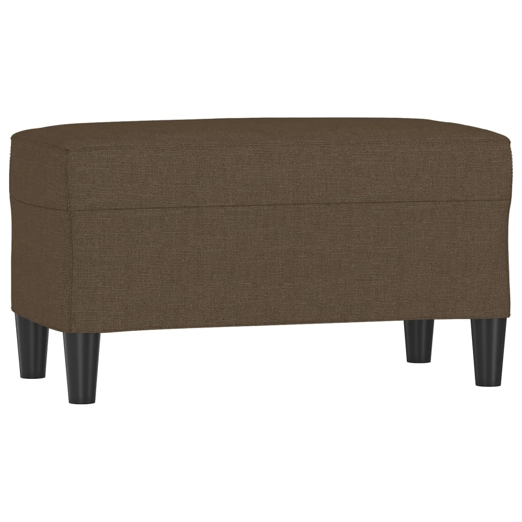 Klupa smeđa 70 x 35 x 41 cm od tkanine