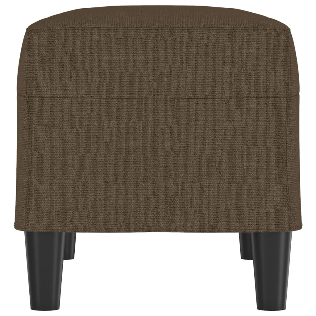 Klupa smeđa 70 x 35 x 41 cm od tkanine