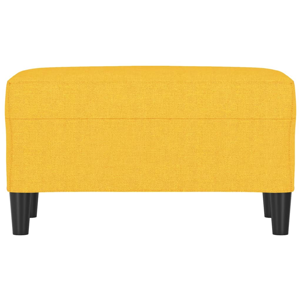 Klupa Svjetložuta 70 x 35 x 41 cm od tkanine