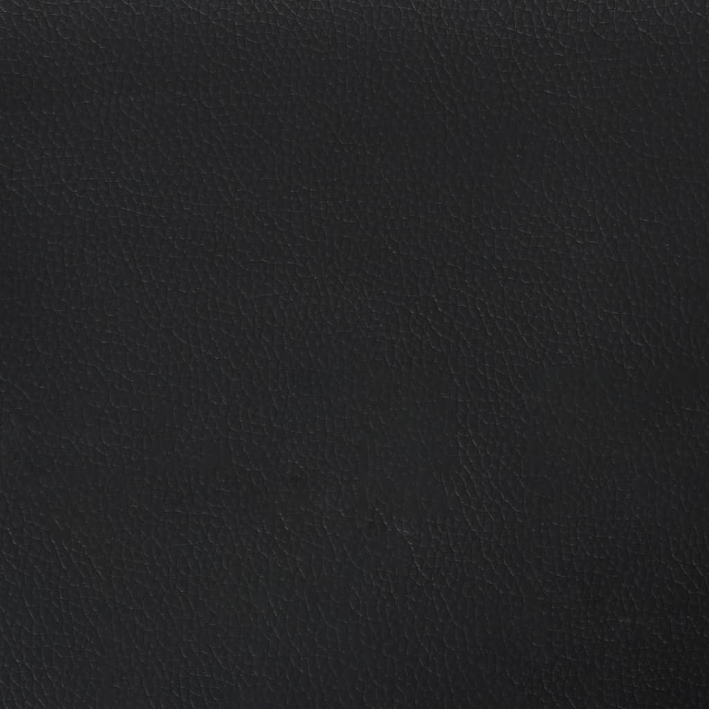 Klupa crna 70 x 35 x 41 cm od umjetne kože