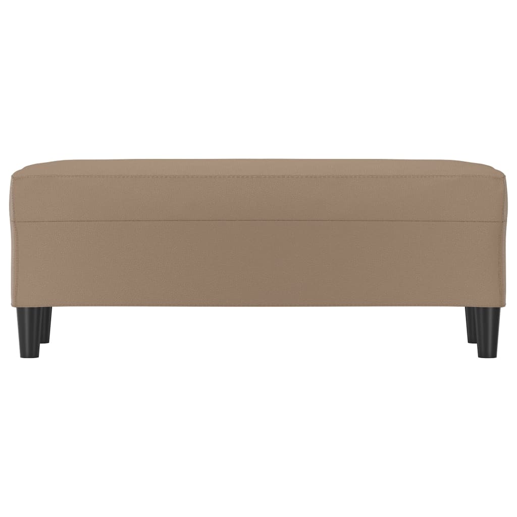 Klupa boja cappuccina 100 x 35 x 41 cm od umjetne kože