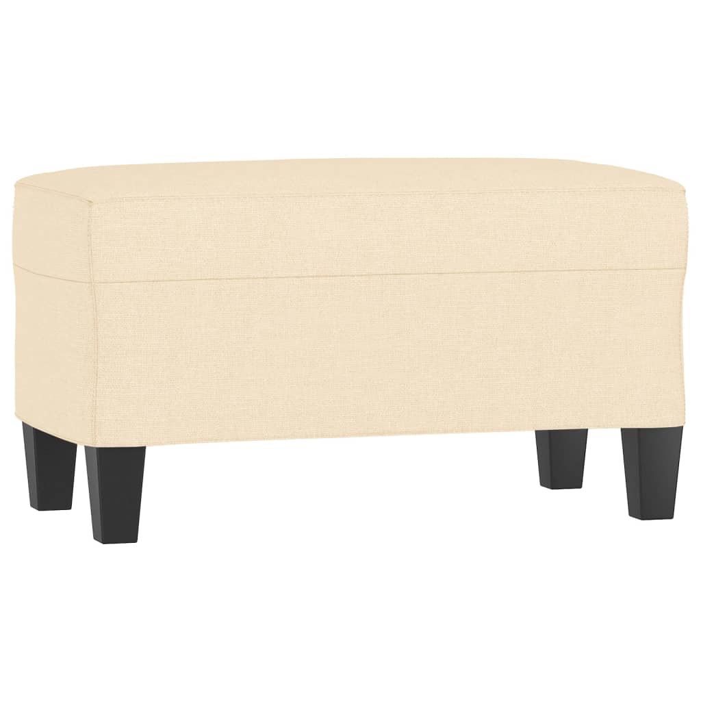 Klupa krem 70 x 35 x 41 cm od tkanine