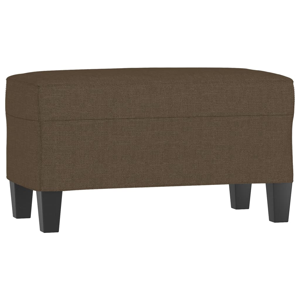 Klupa smeđa 70 x 35 x 41 cm od tkanine