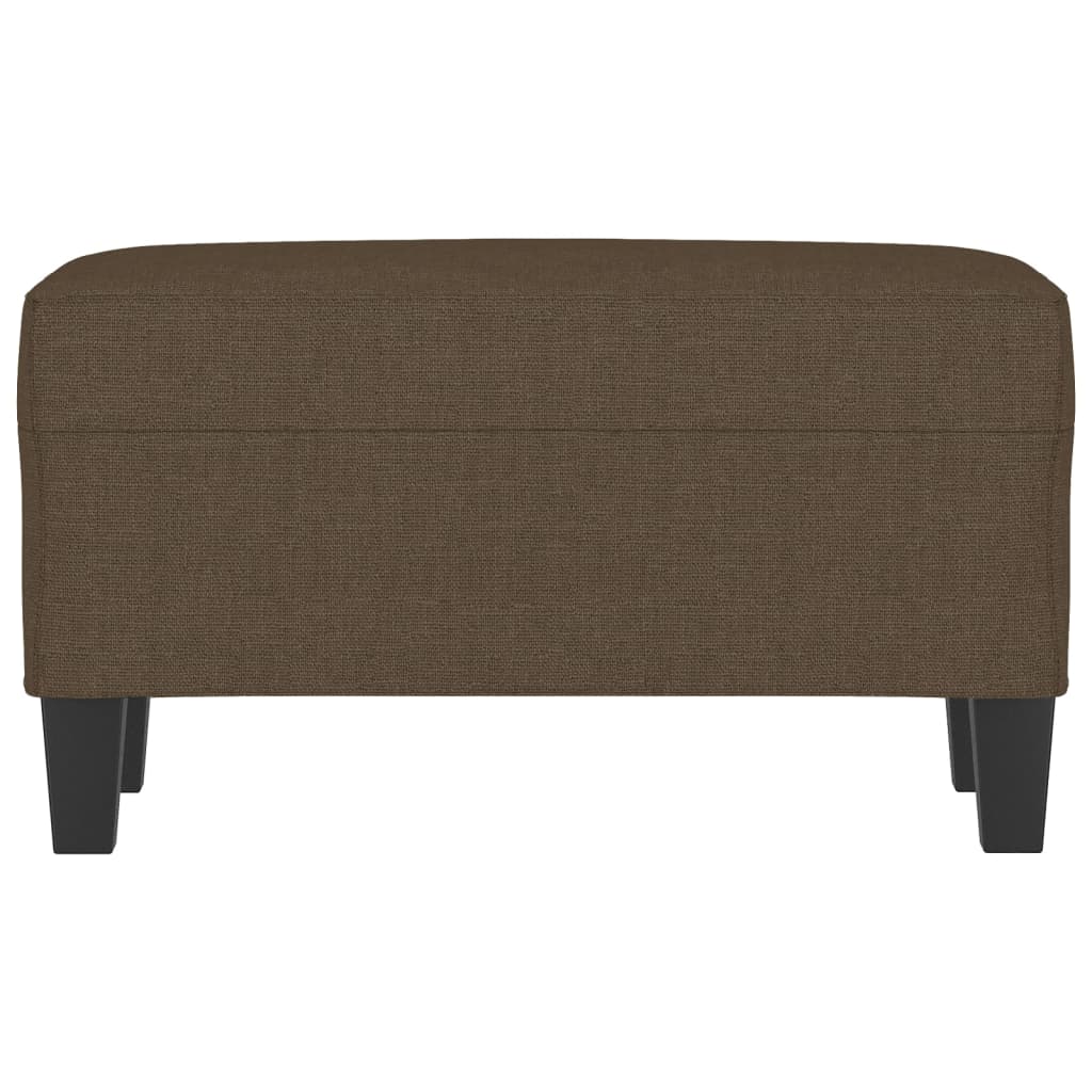 Klupa smeđa 70 x 35 x 41 cm od tkanine