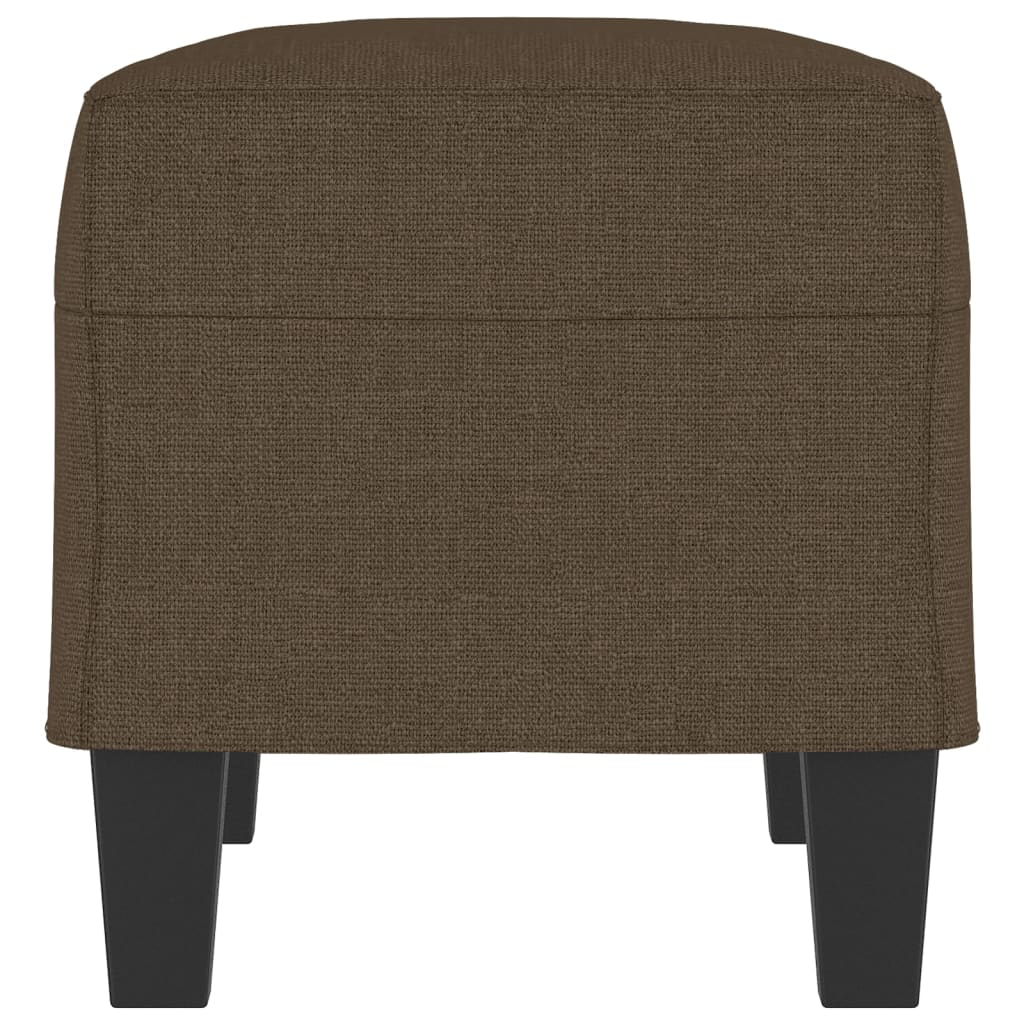 Klupa smeđa 70 x 35 x 41 cm od tkanine