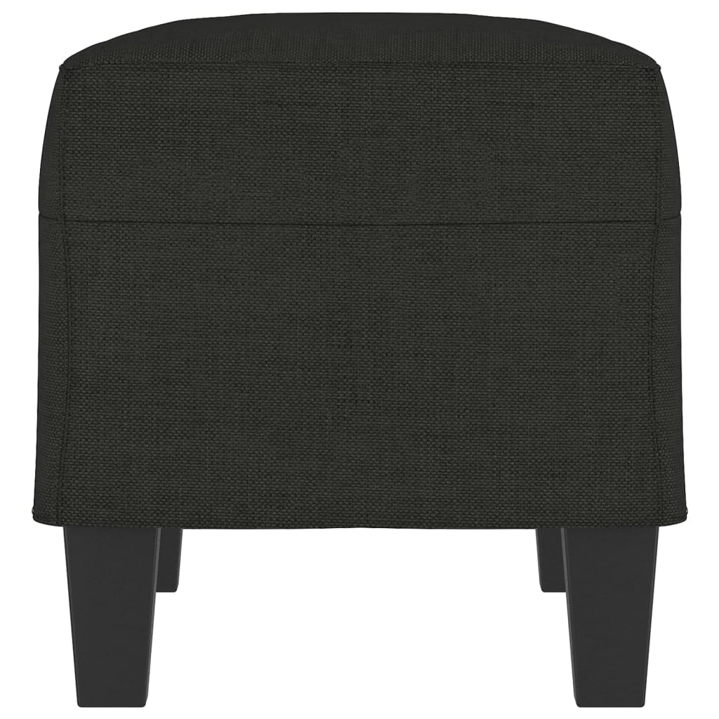 Klupa crna 70x35x41 cm od tkanine