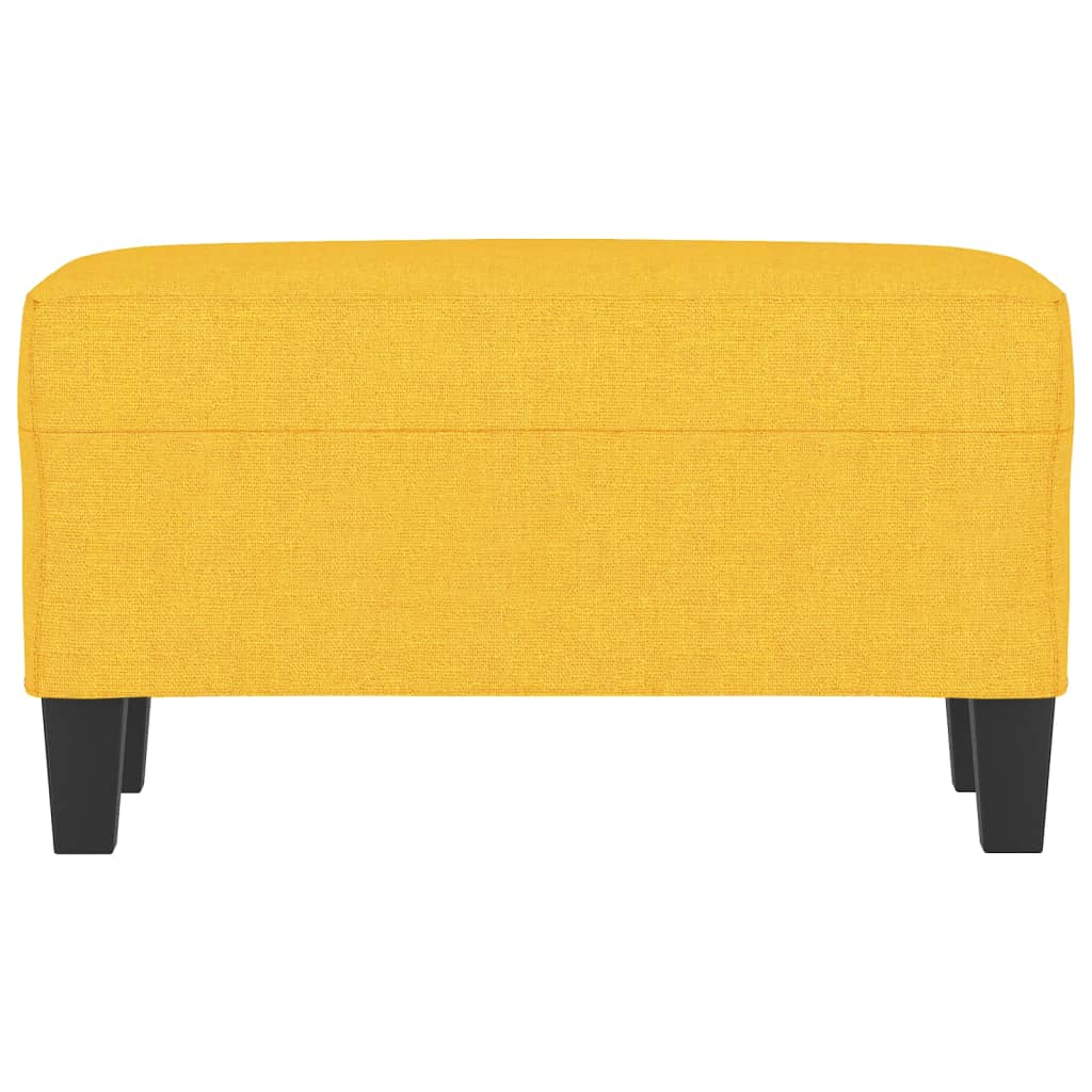 Klupa Svjetložuta 70 x 35 x 41 cm od tkanine