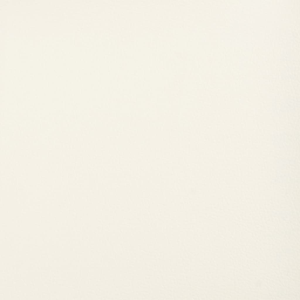 Klupa krem 70 x 35 x 41 cm od umjetne kože
