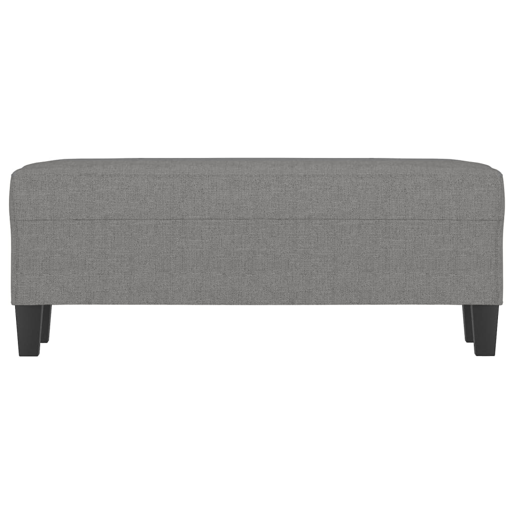 Klupa tamnosiva 100 x 35 x 41 cm od tkanine