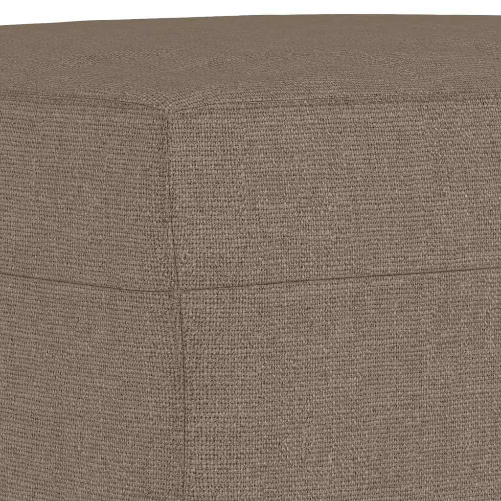 Klupa smeđesiva 100x30x30 cm od tkanine