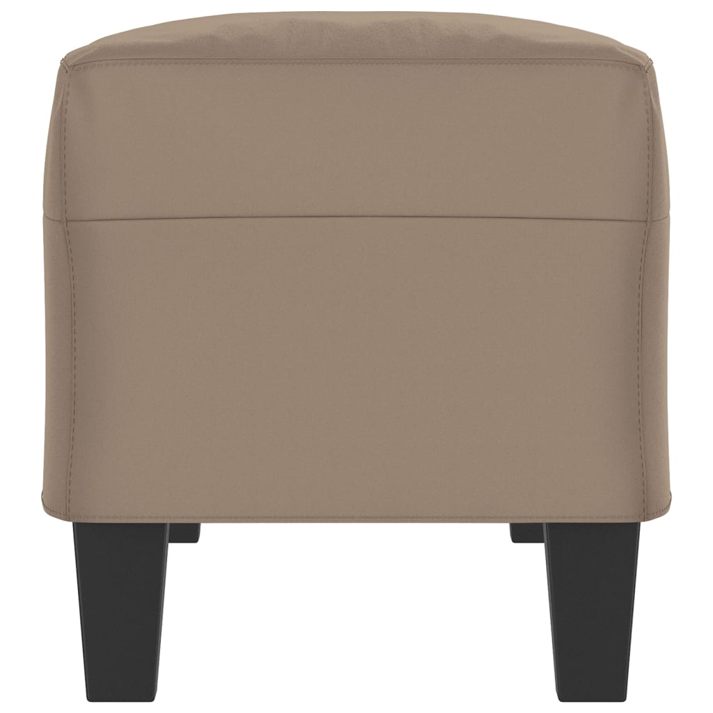 Klupa smeđesiva 100 x 35 x 41 cm od mikrovlakana
