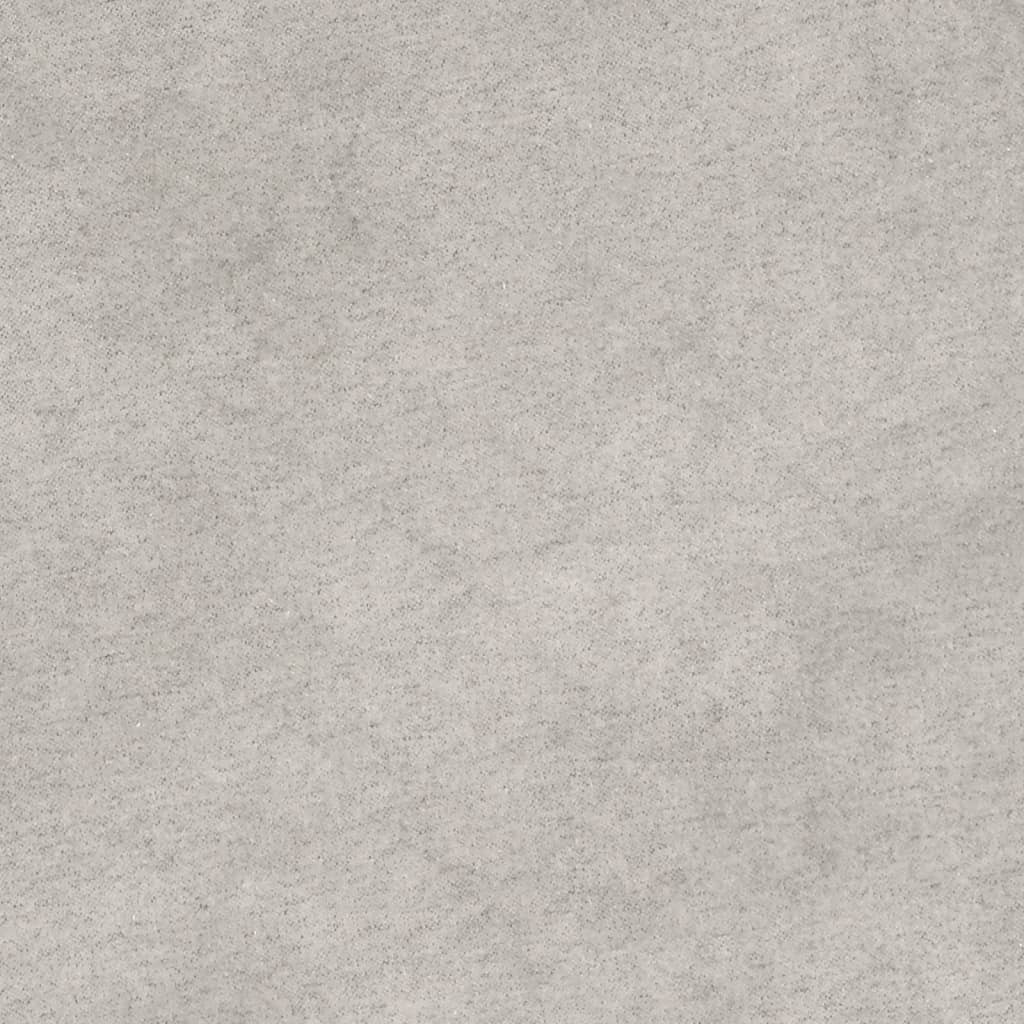 Klupa svjetlosiva 100 x 35 x 41 cm od mikrovlakana