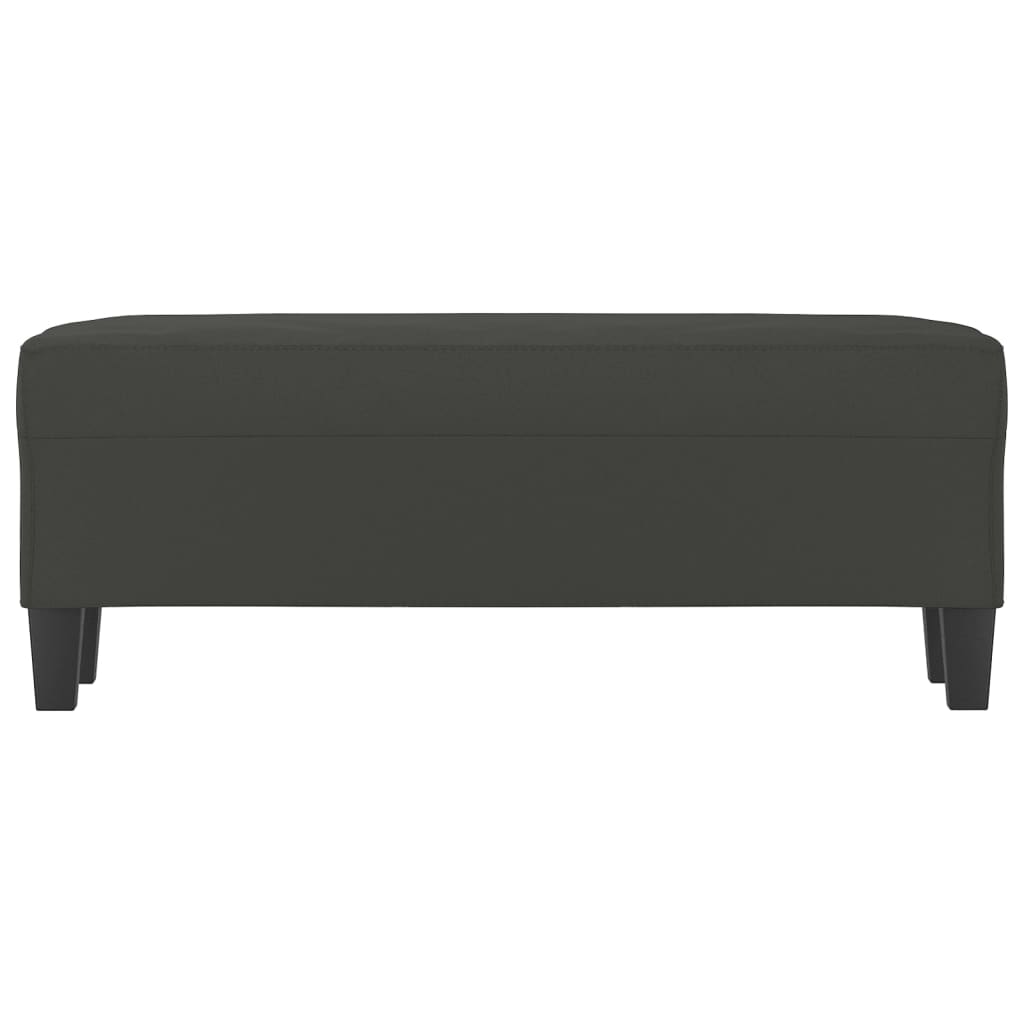 Klupa tamnosiva 100 x 35 x 41 cm od mikrovlakana
