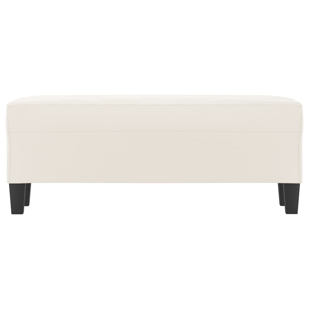 Klupa bež 100x35x41 cm od mikrovlakana