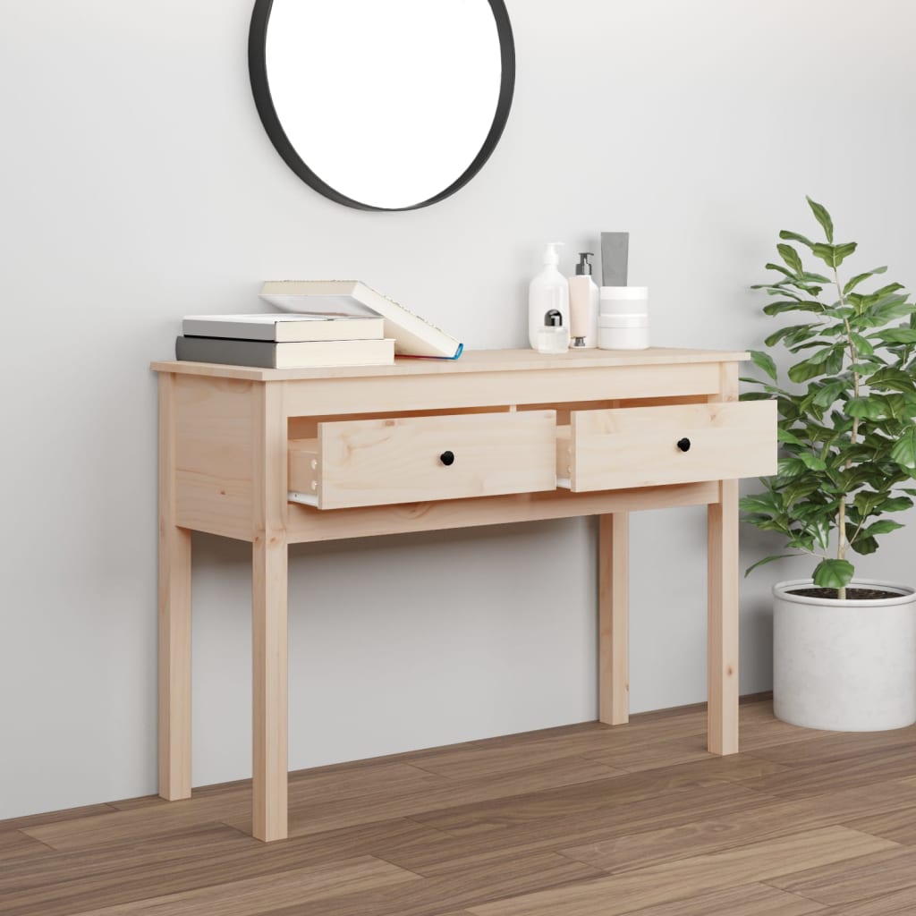 Konzolni stol 100x35x75 cm od masivne borovine