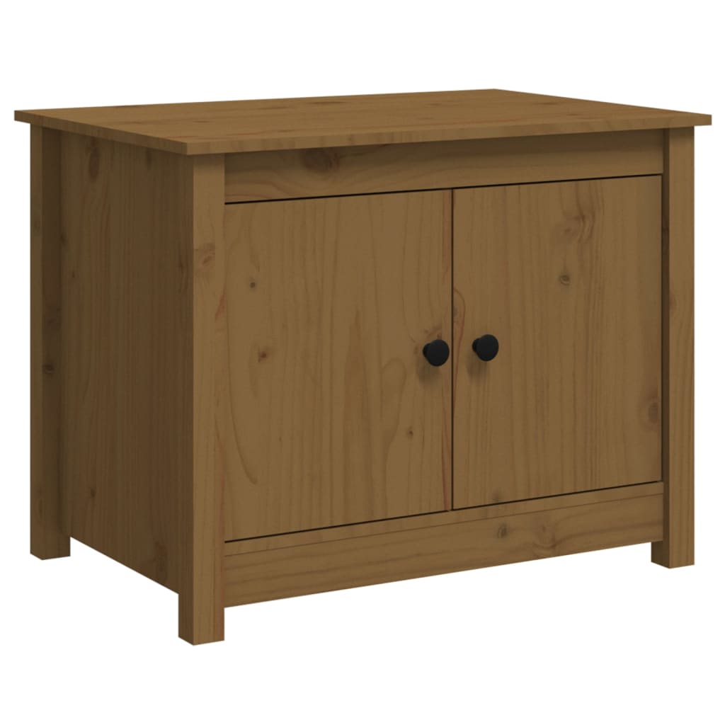 Stolić za kavu boja meda 71x49x55 cm od masivne borovine