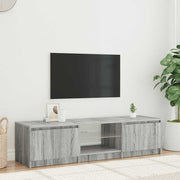 TV ormarić s LED svjetlima boja hrasta sonome 140x40x36 cm