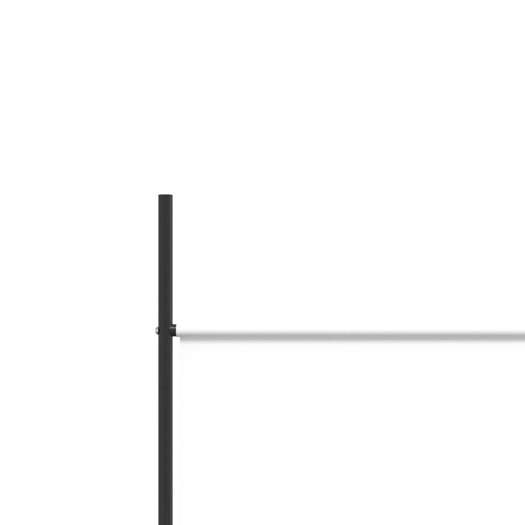 Sobna pregrada s 4 panela bijela 200 x 200 cm od tkanine