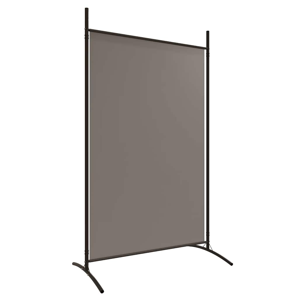 Sobna pregrada s 4 panela antracit 346 x 180 cm od tkanine
