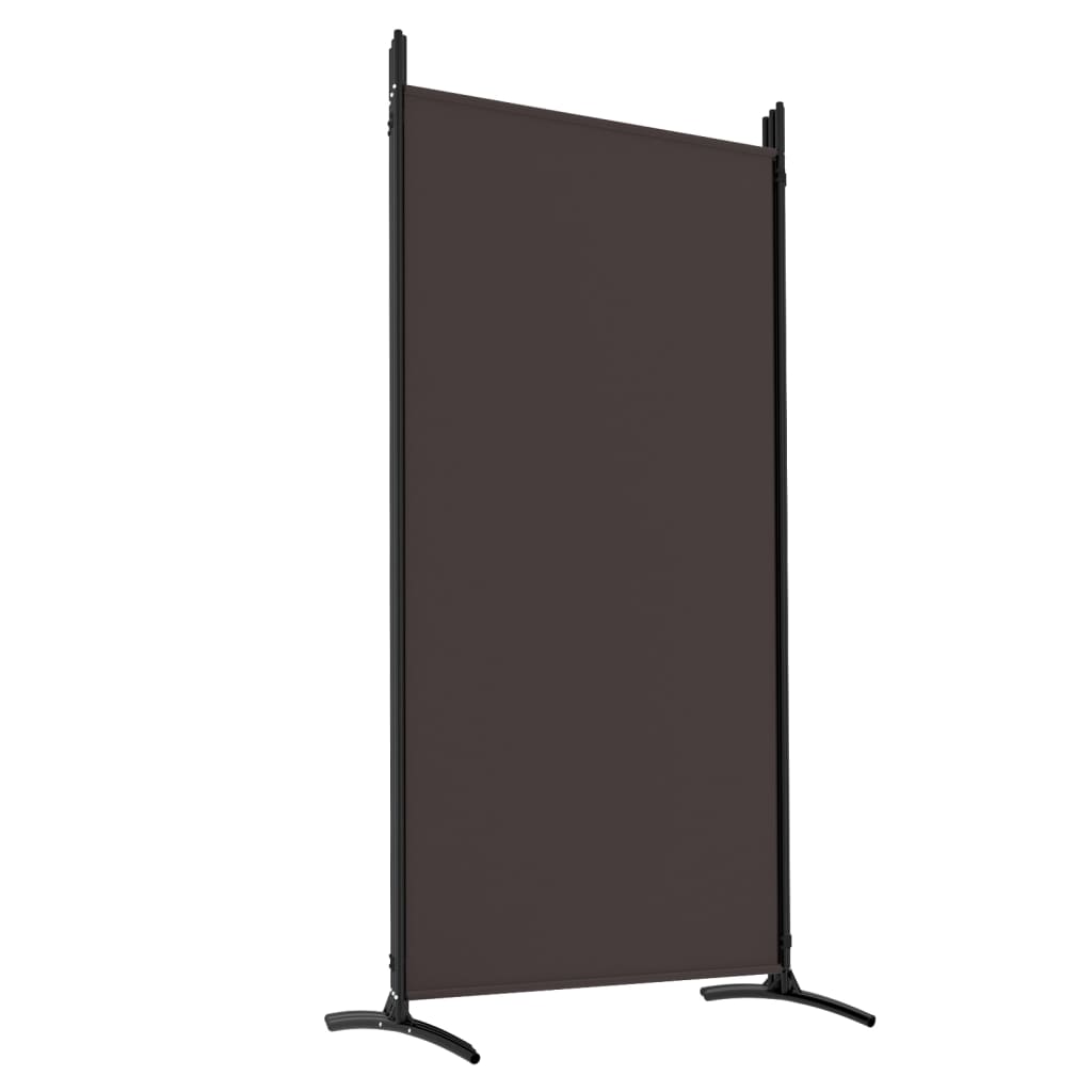 Sobna pregrada s 5 panela smeđa 433x180 cm od tkanine