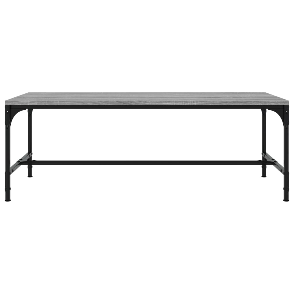 Stolić za kavu boja sivog hrasta 80x50x35 cm konstruirano drvo