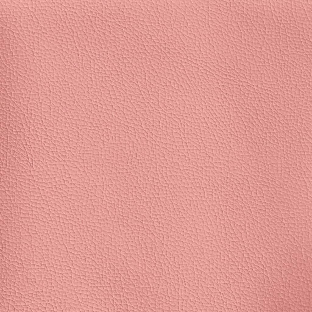Okretna igraća stolica bijelo-ružičasta od umjetne kože