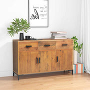 Komoda smeđa 110 x 35 x 70 cm od masivne borovine