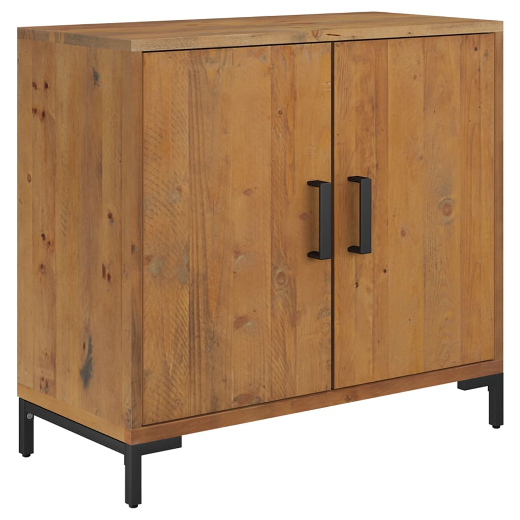 Komoda smeđa 75 x 35 x 70 cm od masivne borovine