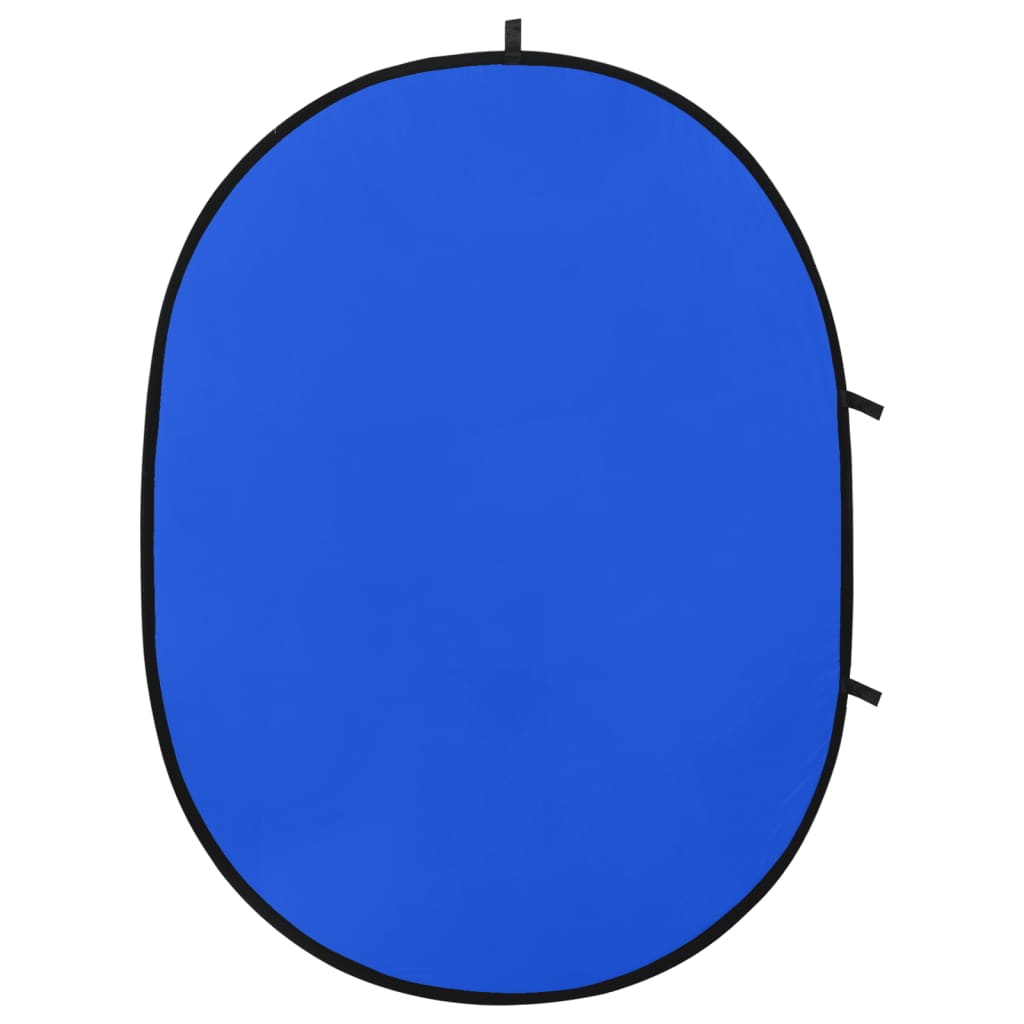 2 u 1 ovalna studijska pozadina zeleno-plava 200 x 150 cm
