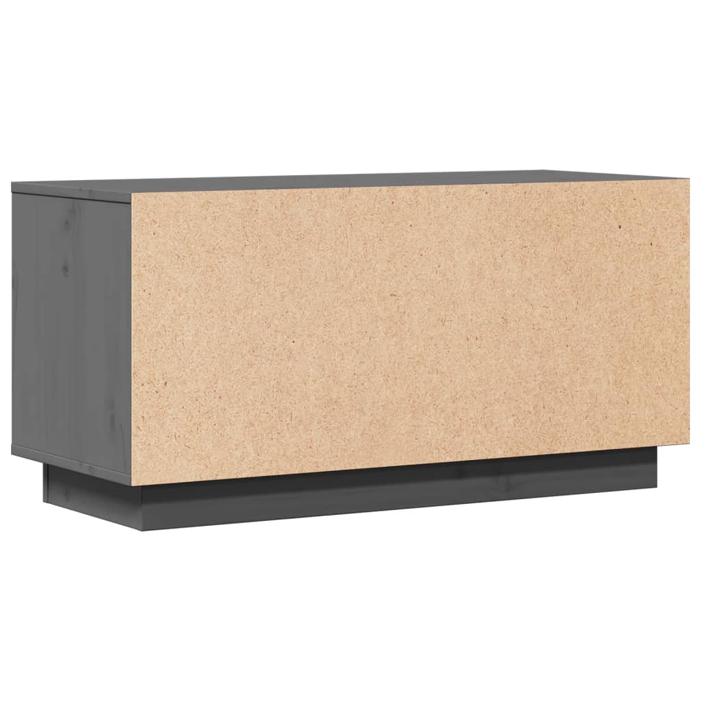 TV ormarić sivi 80 x 34 x 40 cm od masivne borovine