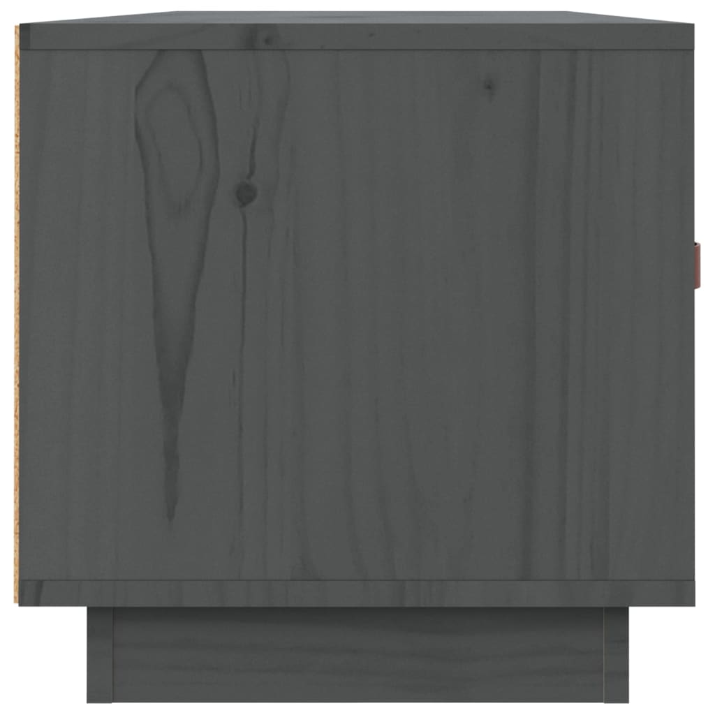 TV ormarić sivi 80 x 34 x 35 cm od masivne borovine