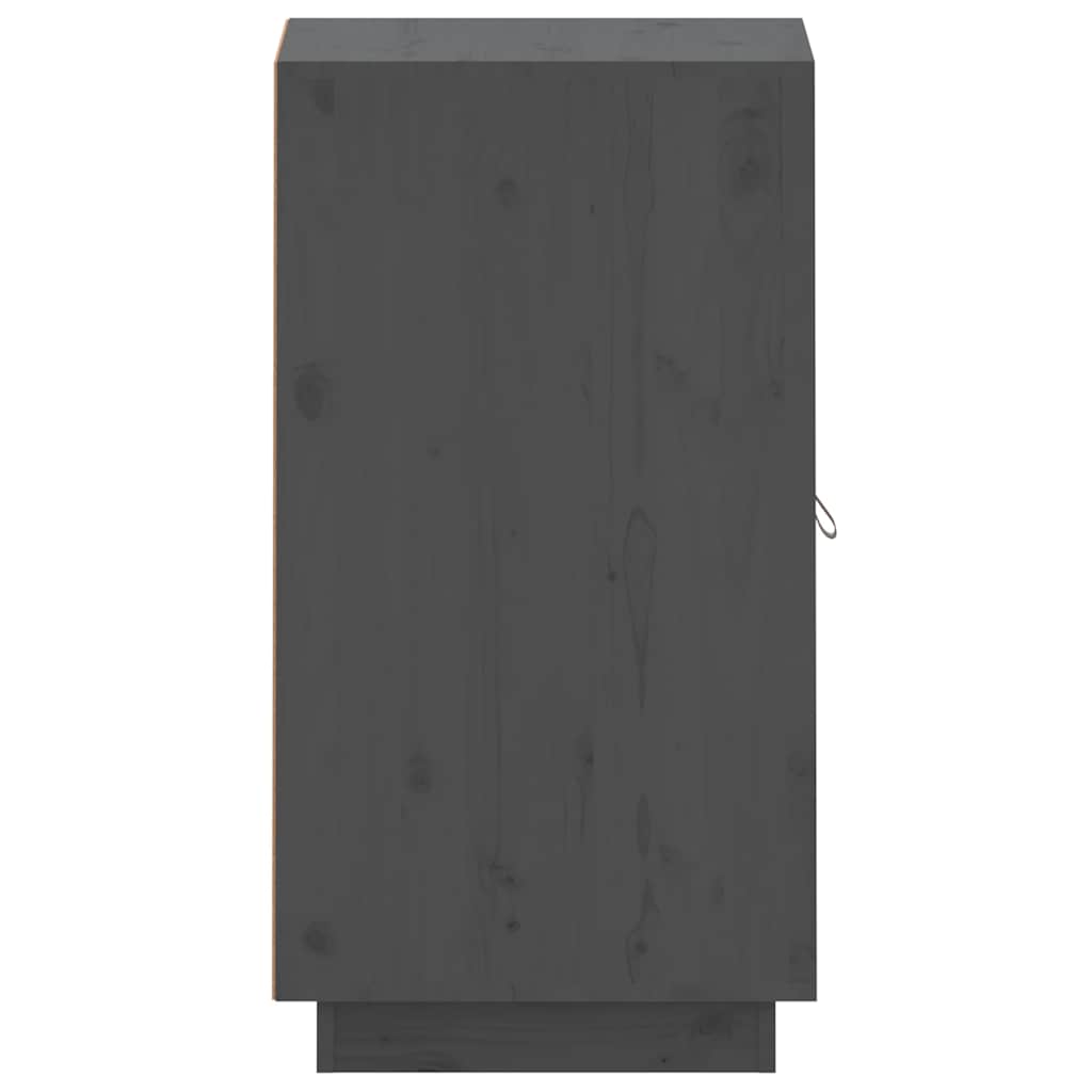 Komoda siva 34 x 40 x 75 cm od masivne borovine