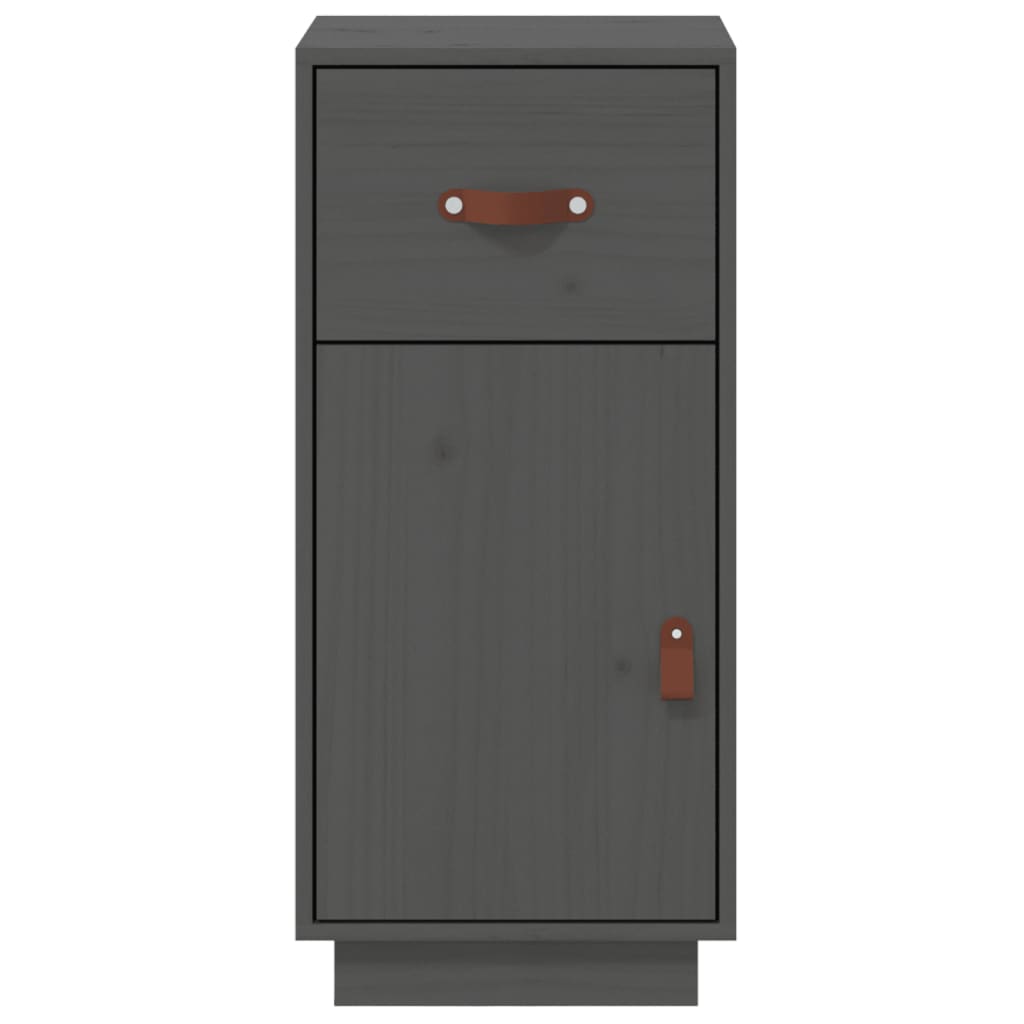 Komoda siva 34 x 40 x 75 cm od masivne borovine