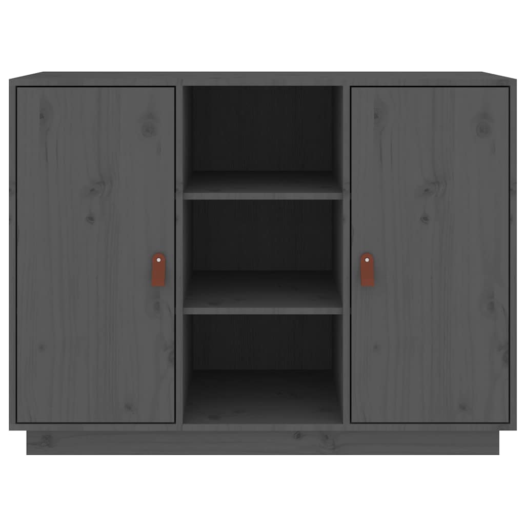 Komoda siva 100 x 40 x 75 cm od masivne borovine