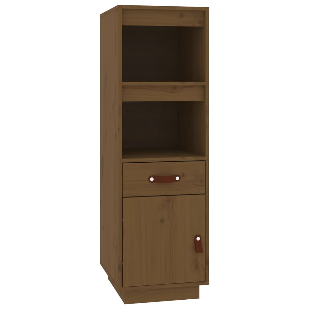 Visoka komoda boja meda 34 x 40 x 108,5 cm od masivne borovine