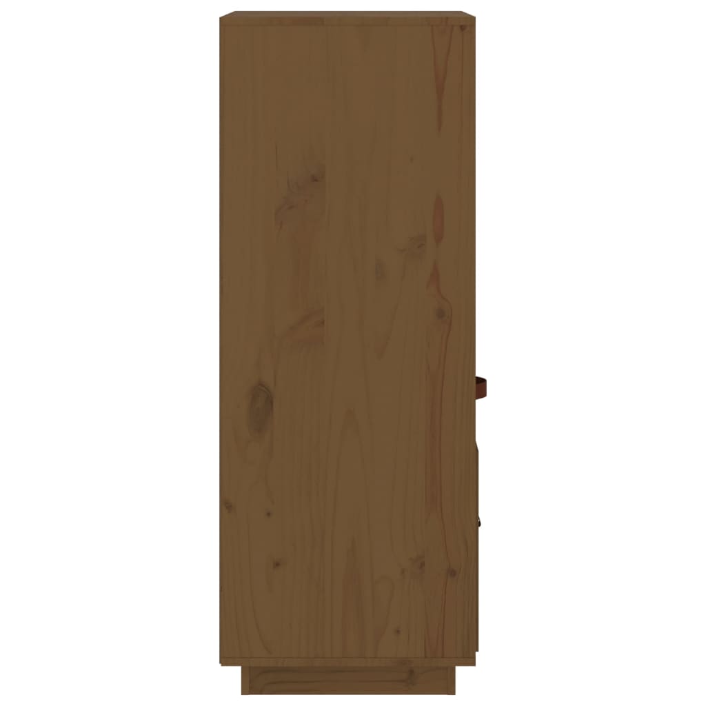 Visoka komoda boja meda 34 x 40 x 108,5 cm od masivne borovine