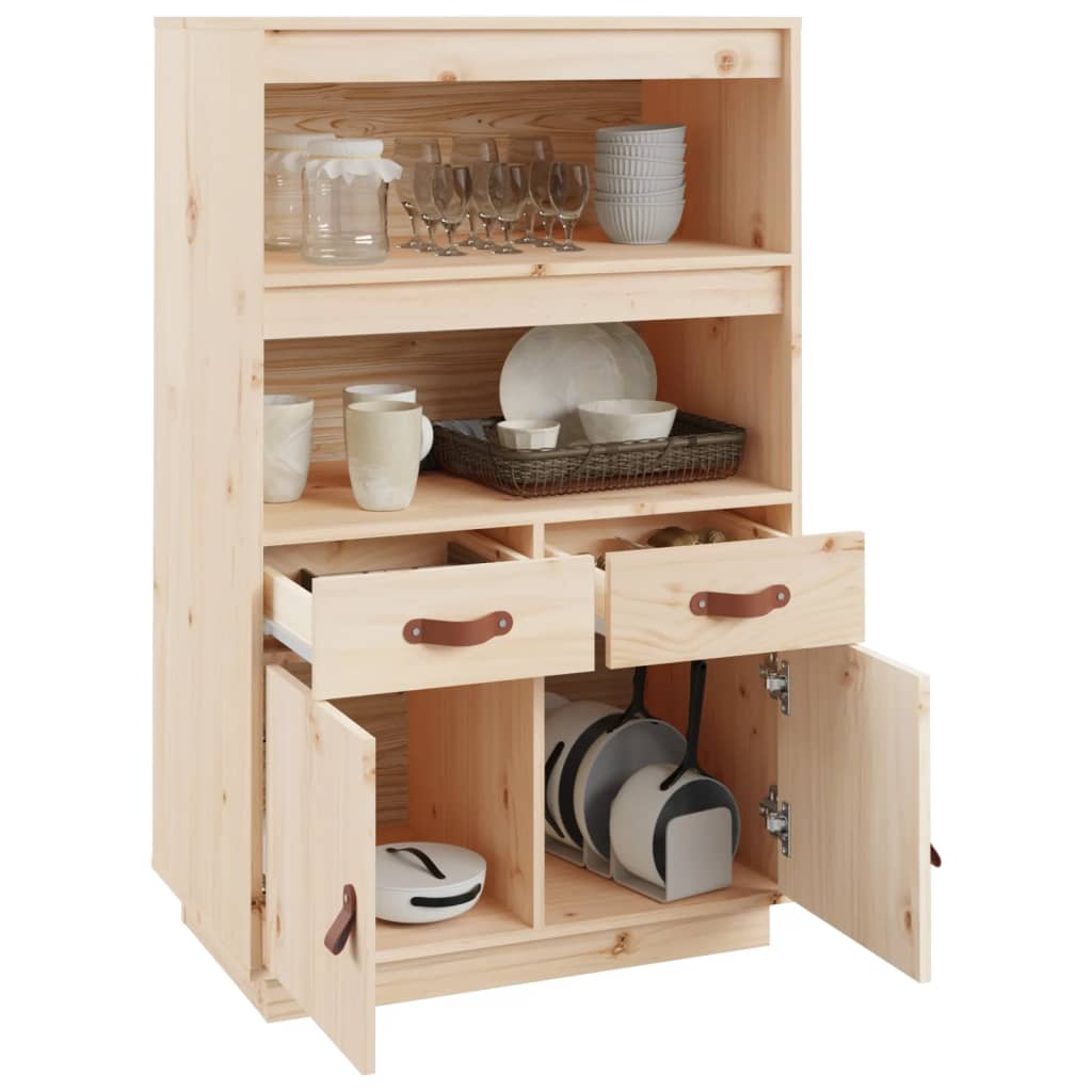 Visoka komoda 67 x 40 x 108,5 cm od masivne borovine