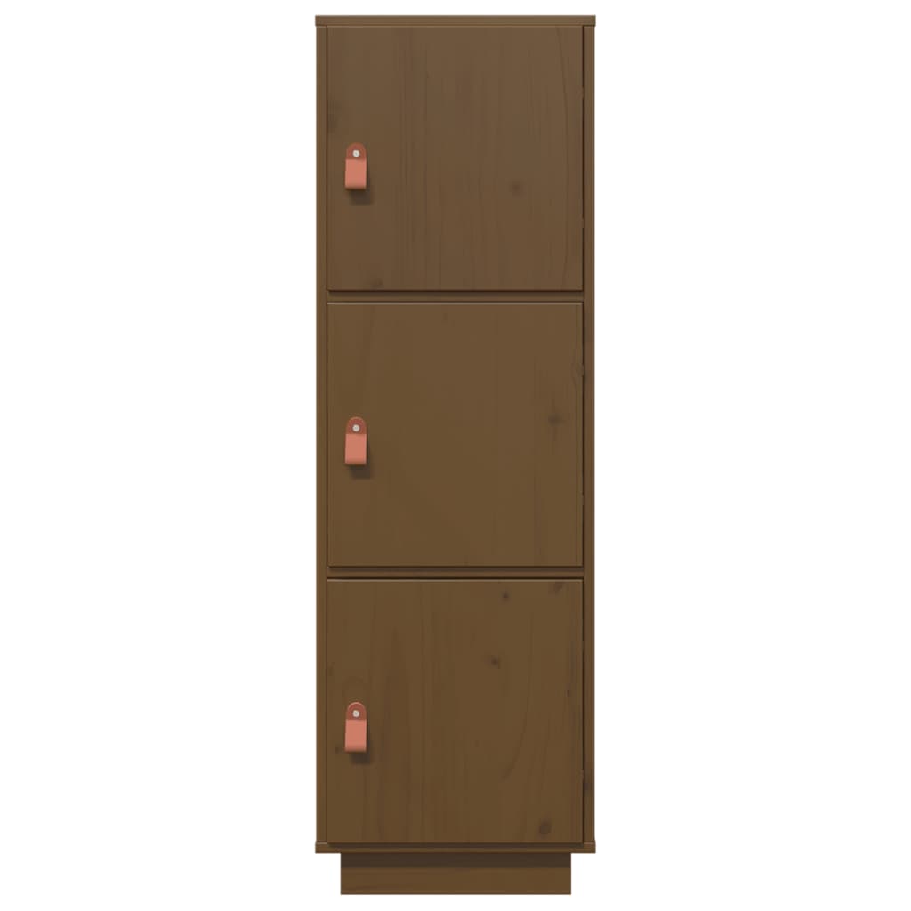 Visoka komoda boja meda 34 x 40 x 108,5 cm od masivne borovine